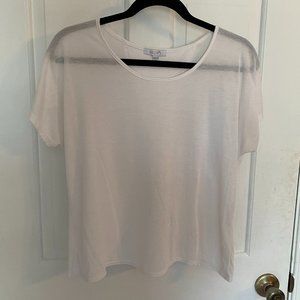 Delia's Open Back White Tee